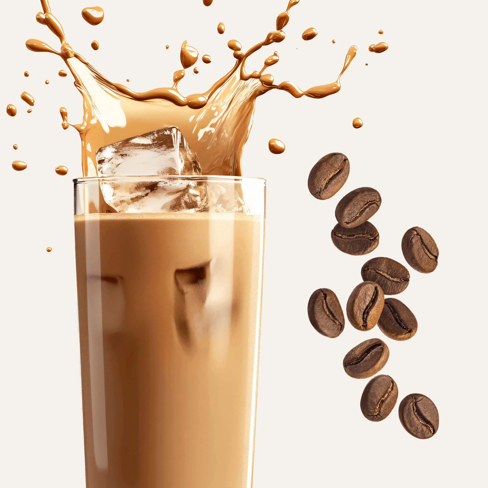 Iced Fuelly protein coffee showing a clean recipe with no added sugar or unnecessary additives